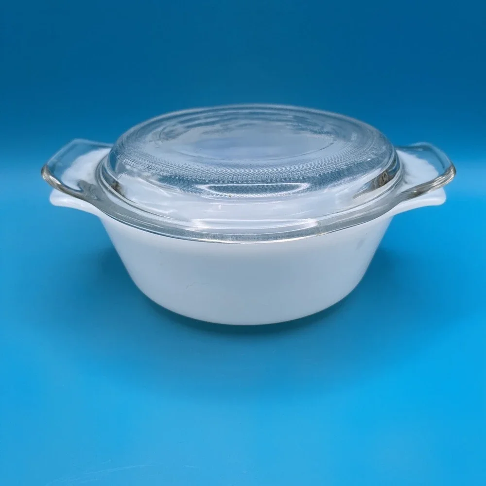 Vintage Anchor Hocking Fire‎ King Blue Cornflower Mini Casserole Dish Lid